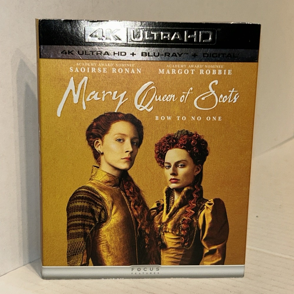 Mary Queen of Scots 4K UHD Blu-ray Margot Robbie NEW